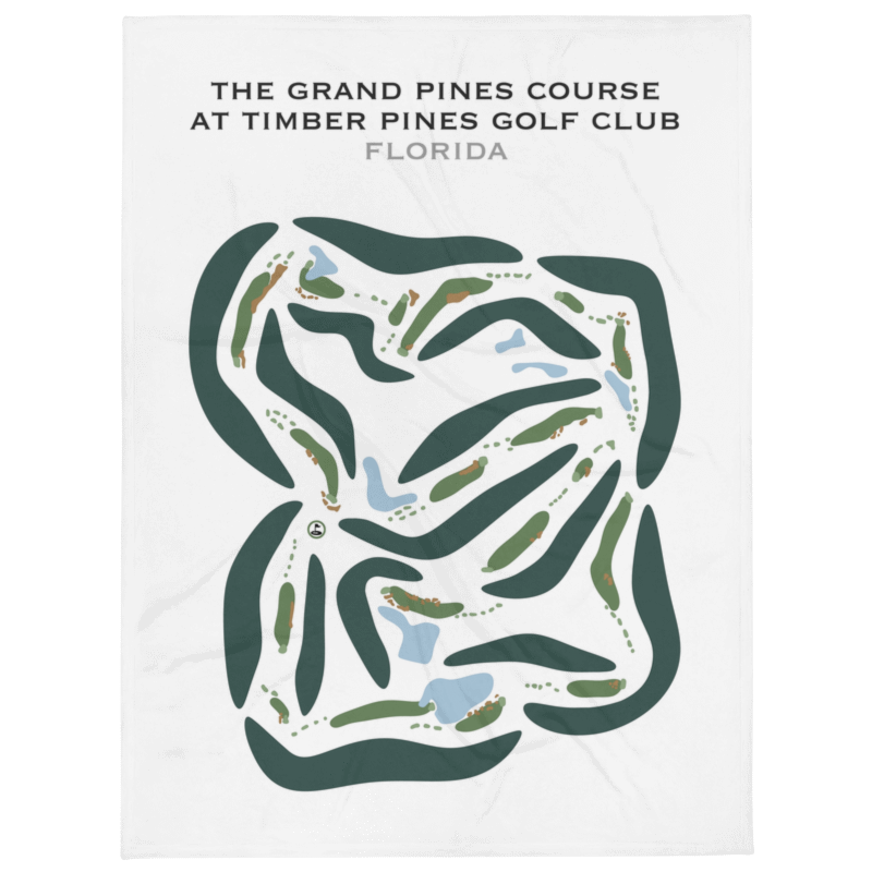 The Grand Pines Course at Timber Pines Golf Club, Florida - Printed Golf Courses