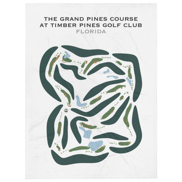 The Grand Pines Course at Timber Pines Golf Club, Florida - Printed Golf Courses