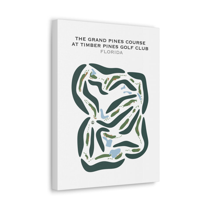 The Grand Pines Course at Timber Pines Golf Club, Florida - Printed Golf Courses