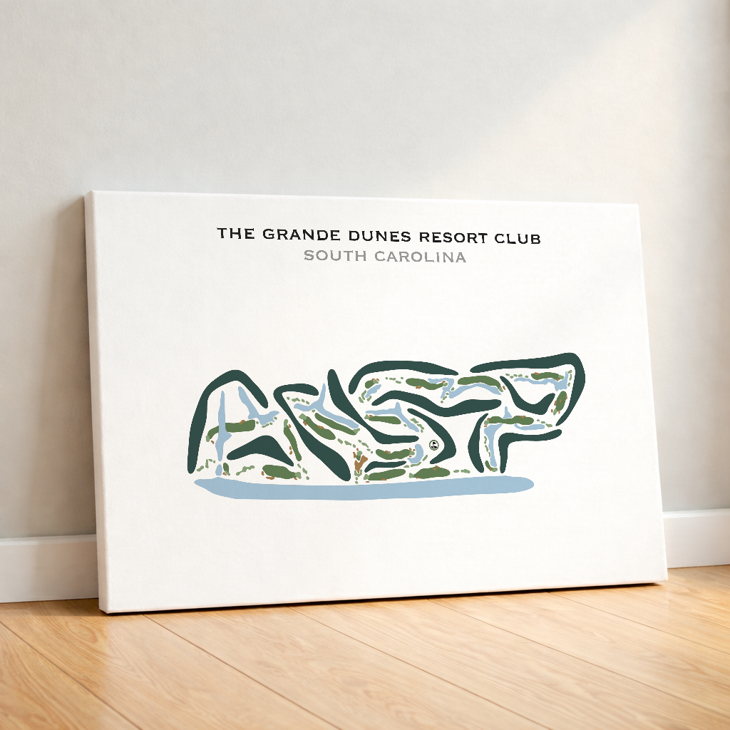 Grande Dunes Resort Club, South Carolina - Printed Golf Courses