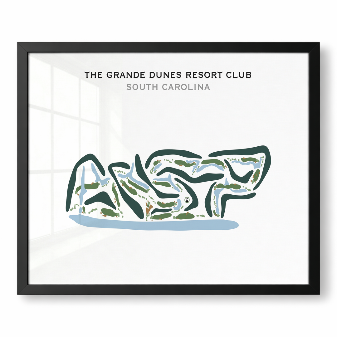 Grande Dunes Resort Club, South Carolina - Printed Golf Courses