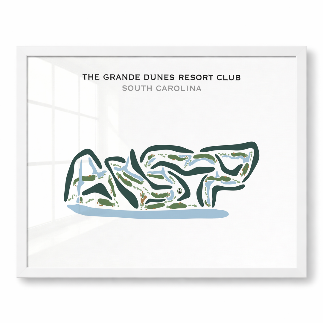 Grande Dunes Resort Club, South Carolina - Printed Golf Courses