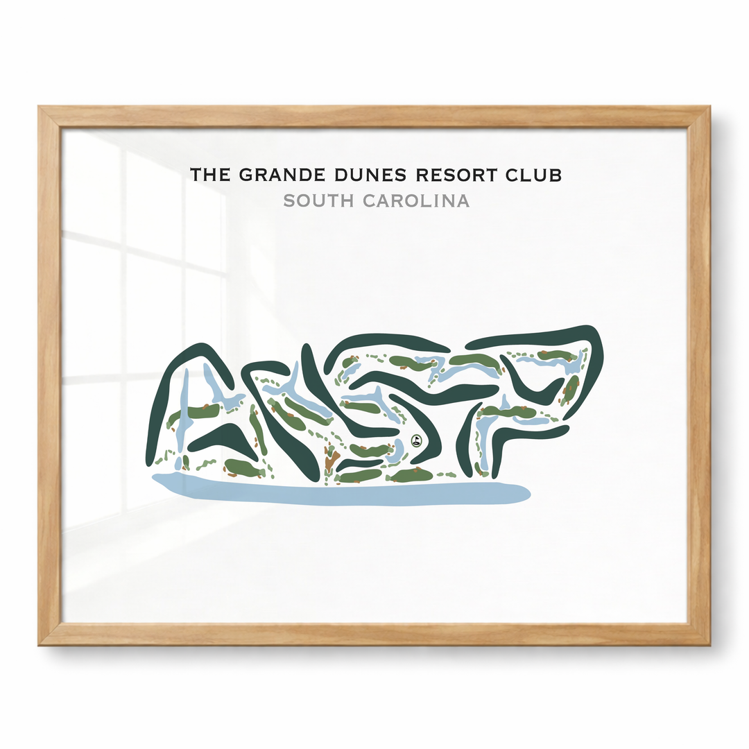 Grande Dunes Resort Club, South Carolina - Printed Golf Courses