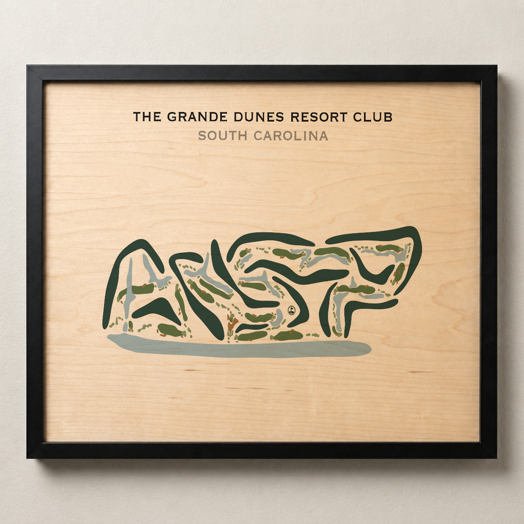 Grande Dunes Resort Club, South Carolina - Printed Golf Courses