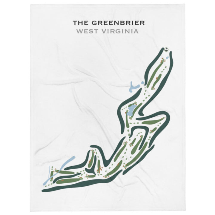 The Greenbrier, West Virginia  - Printed Golf Courses