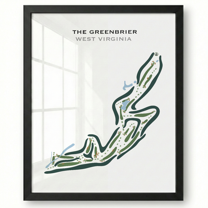 The Greenbrier, West Virginia - Printed Golf Courses