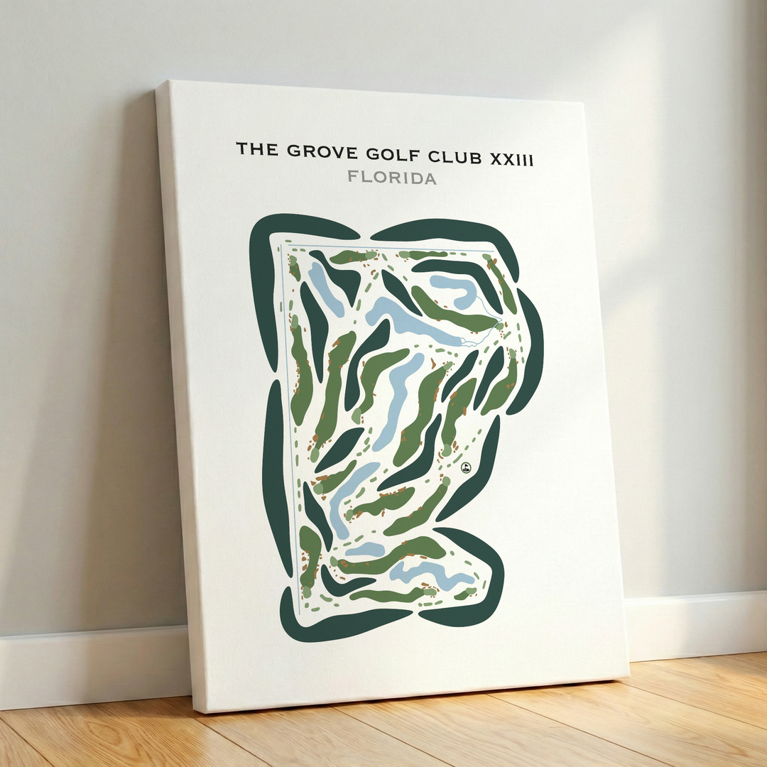 The Grove Golf Club XXIII, Florida - Printed Golf Courses