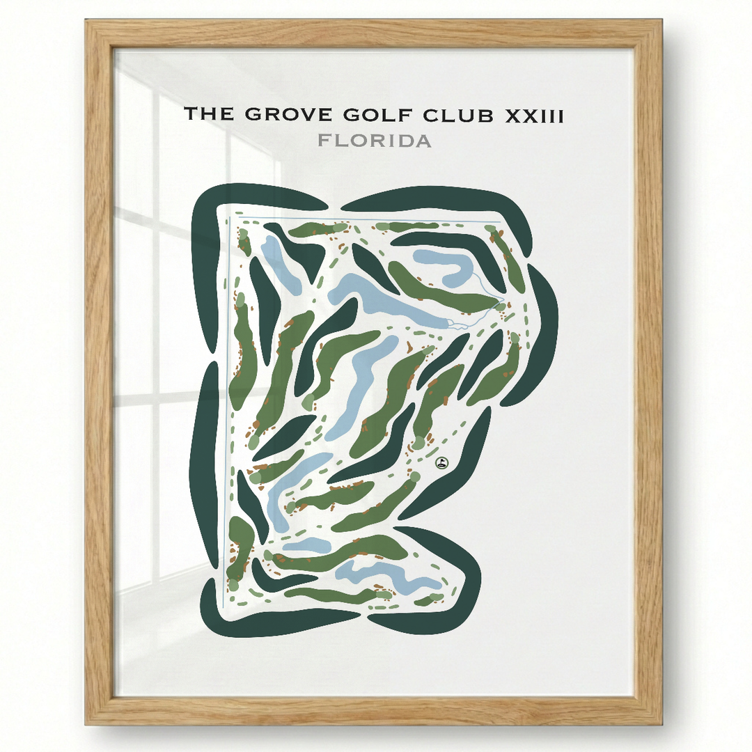 The Grove Golf Club XXIII, Florida - Printed Golf Courses