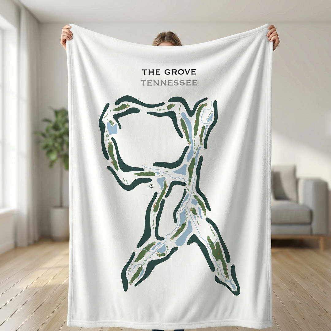 The Grove, Tennessee - Printed Golf Course