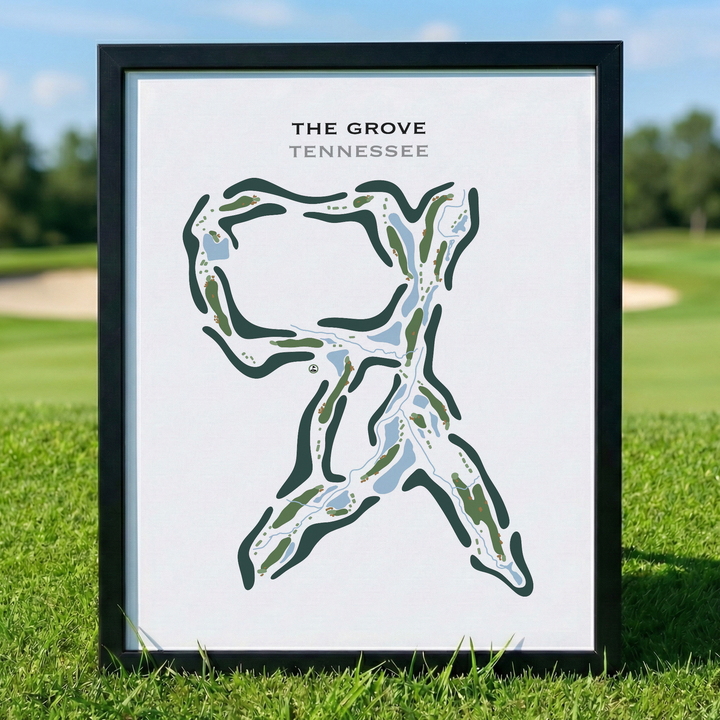The Grove, Tennessee - Printed Golf Course