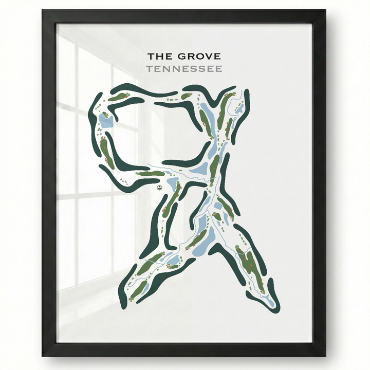 The Grove, Tennessee - Printed Golf Course