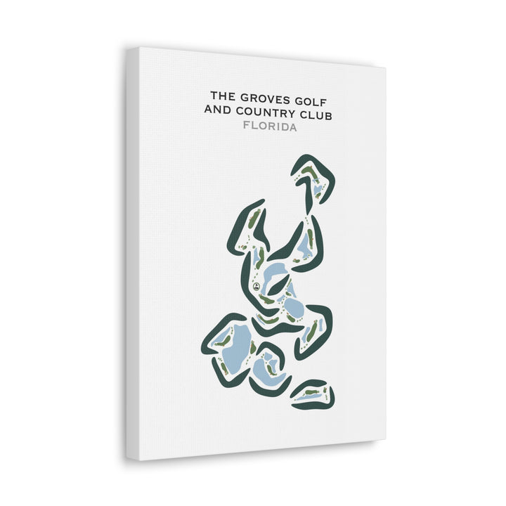 The Groves Golf and Country Club, Florida - Printed Golf Courses