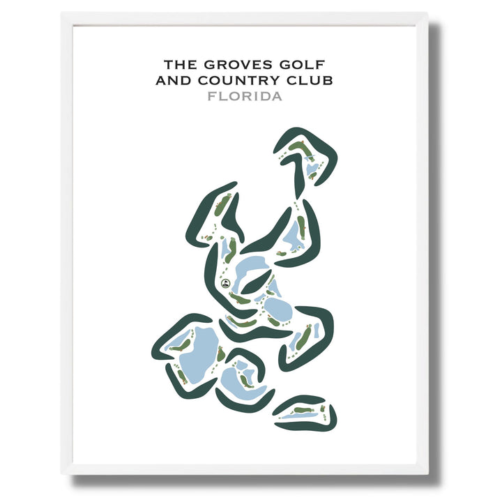 The Groves Golf and Country Club, Florida - Printed Golf Courses