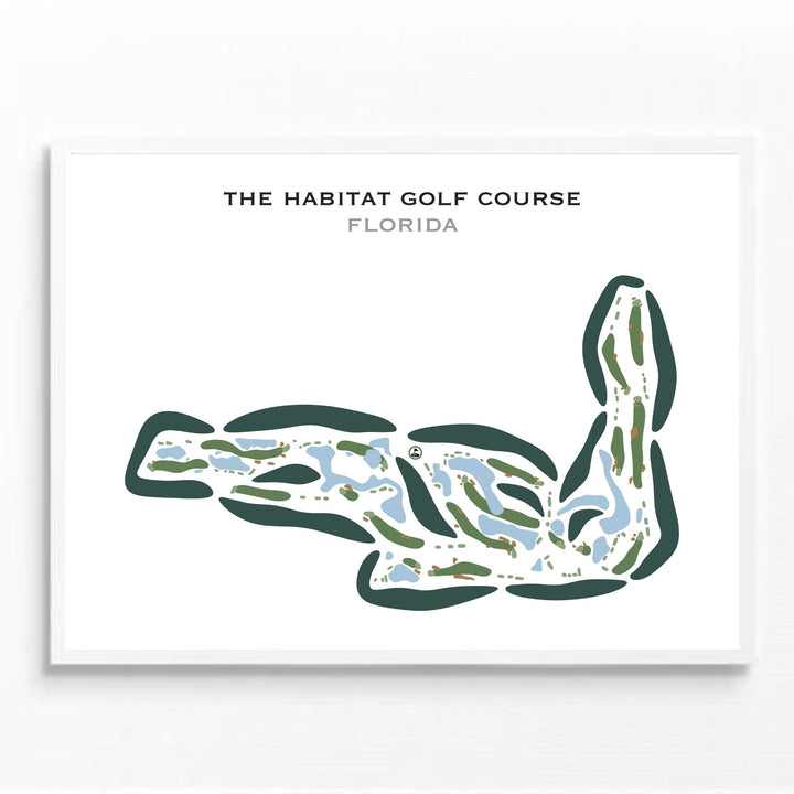 The Habitat Golf Course, Florida - Printed Golf Courses