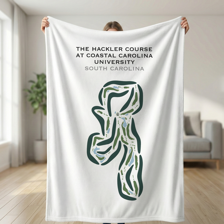 Hackler Course at Coastal Carolina University, South Carolina - Printed Golf Courses