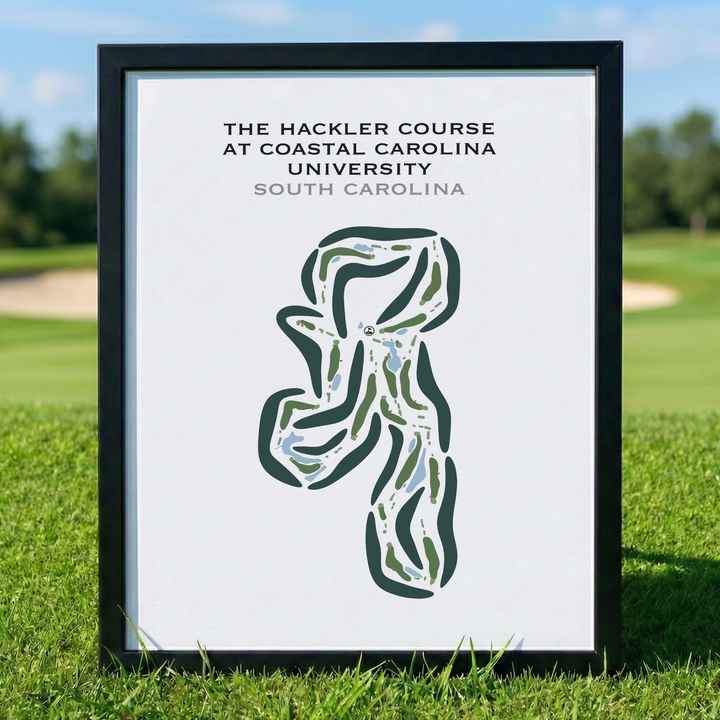 Hackler Course at Coastal Carolina University, South Carolina - Printed Golf Courses