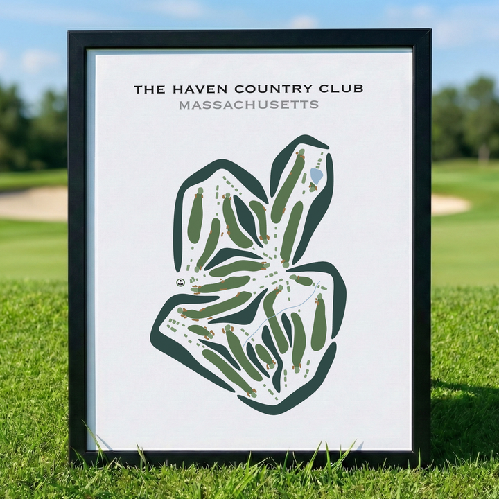 The Haven Country Club, Massachusetts - Printed Golf Courses