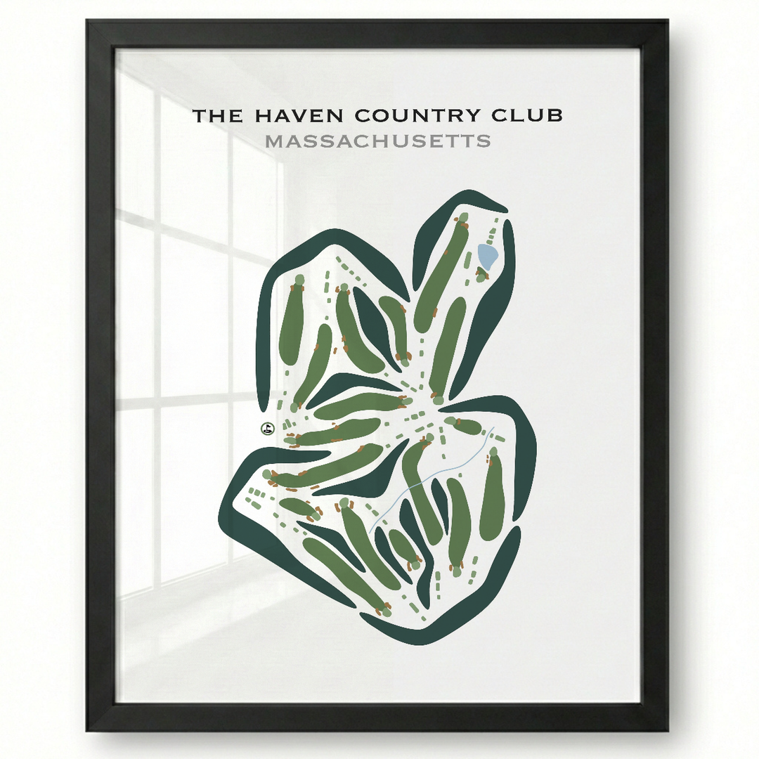 The Haven Country Club, Massachusetts - Printed Golf Courses