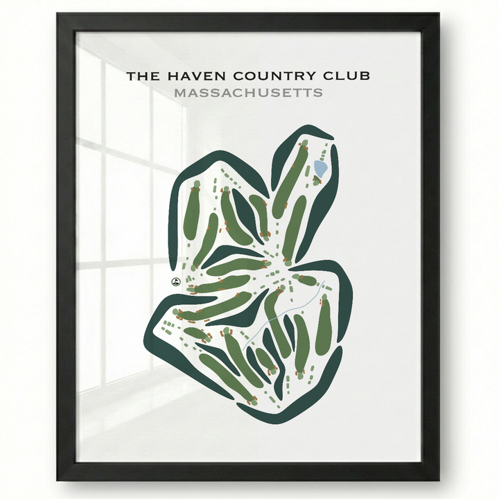 The Haven Country Club, Massachusetts - Printed Golf Courses