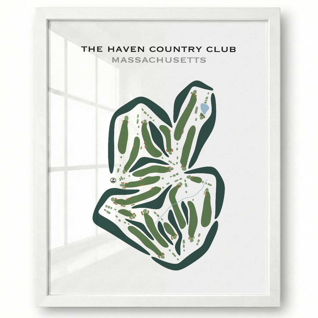The Haven Country Club, Massachusetts - Printed Golf Courses