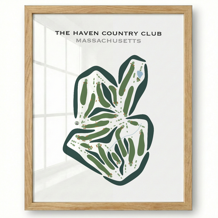 The Haven Country Club, Massachusetts - Printed Golf Courses