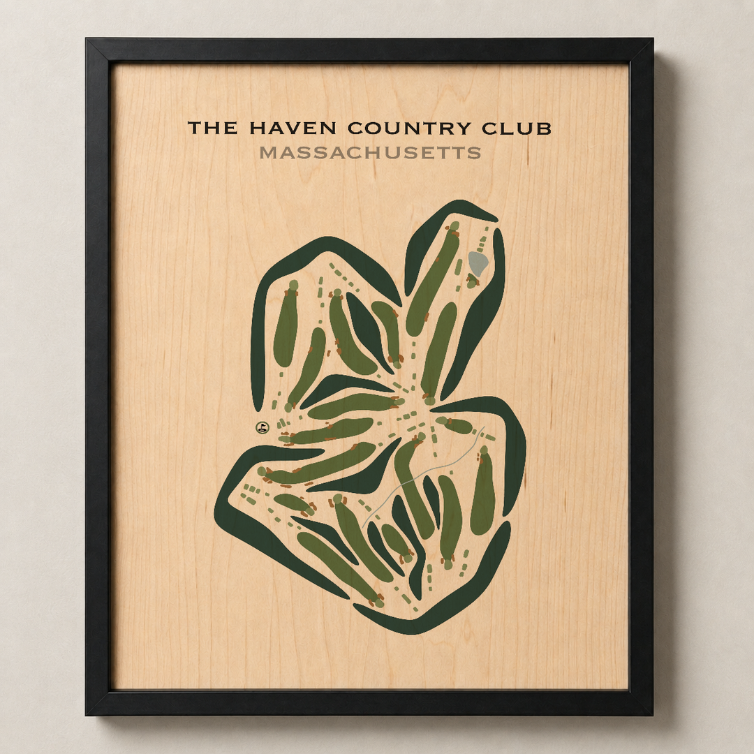 The Haven Country Club, Massachusetts - Printed Golf Courses
