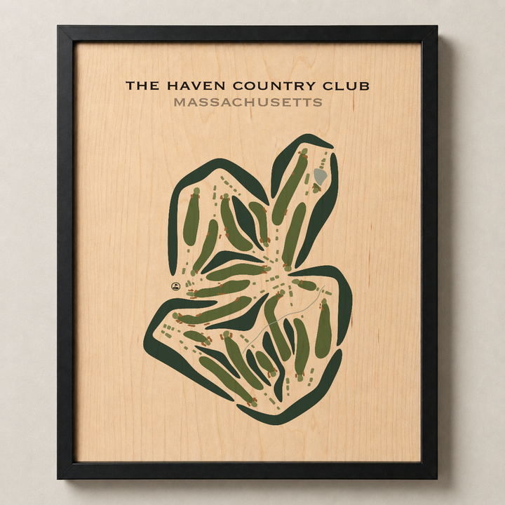 The Haven Country Club, Massachusetts - Printed Golf Courses