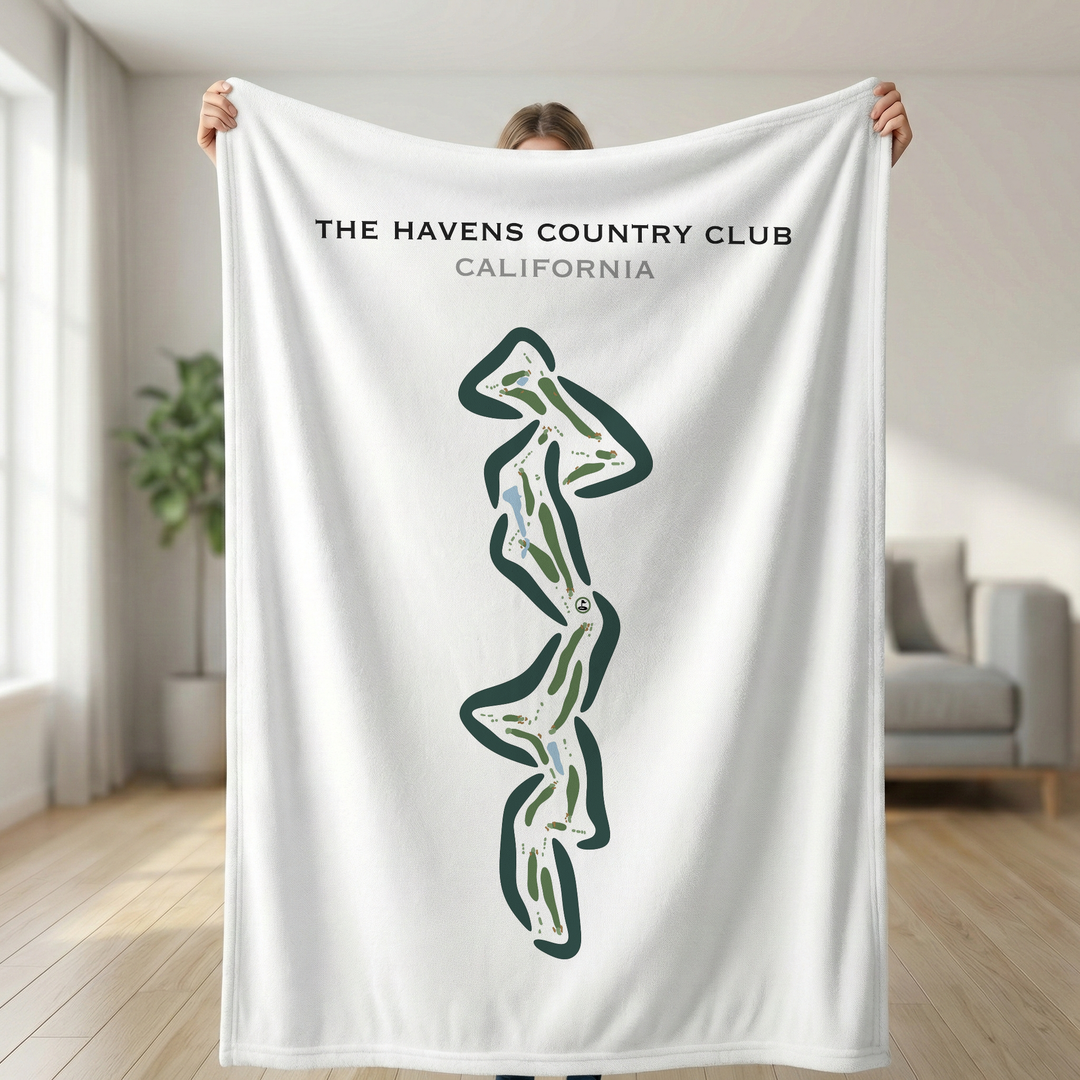The Havens Country Club, California - Printed Golf Courses
