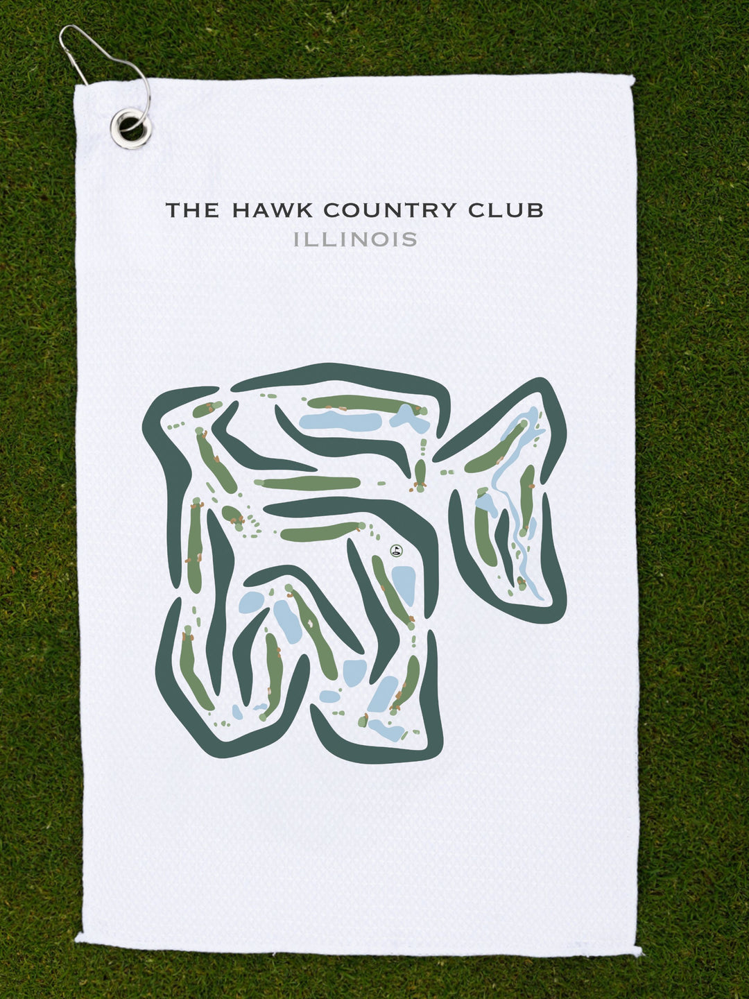 The Hawk Country Club, Illinois - Printed Golf Courses