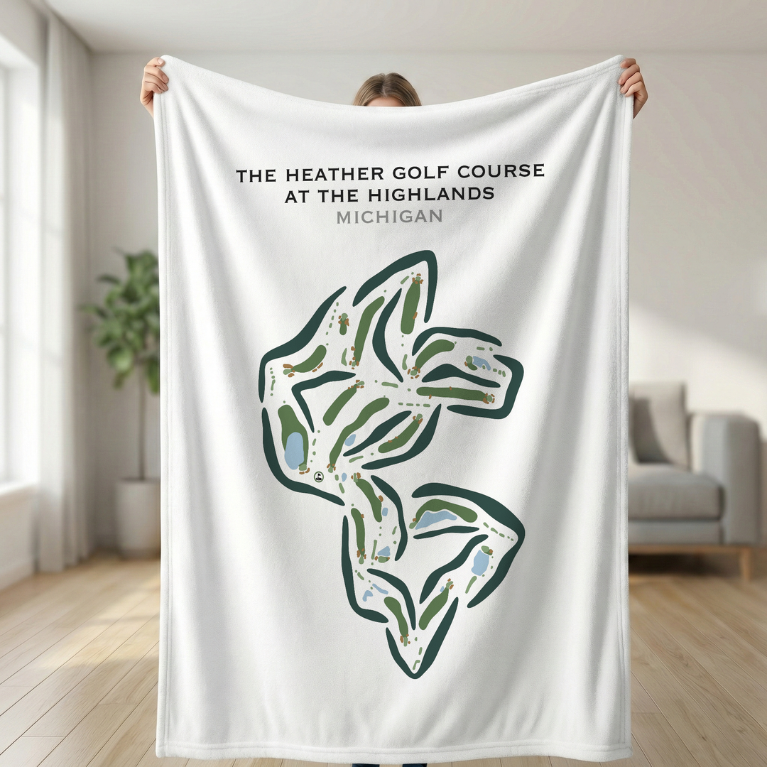 The Heather Golf Course At The Highlands, Michigan - Printed Golf Courses