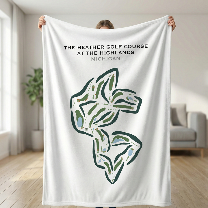 The Heather Golf Course At The Highlands, Michigan - Printed Golf Courses