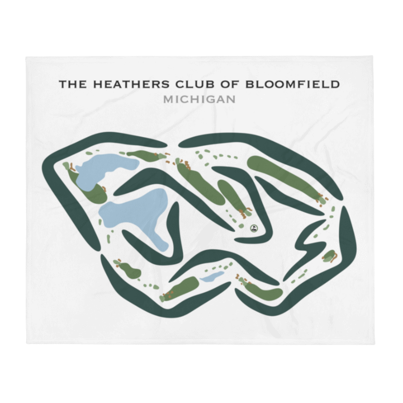 The Heathers Club of Bloomfield, Michigan - Printed Golf Courses