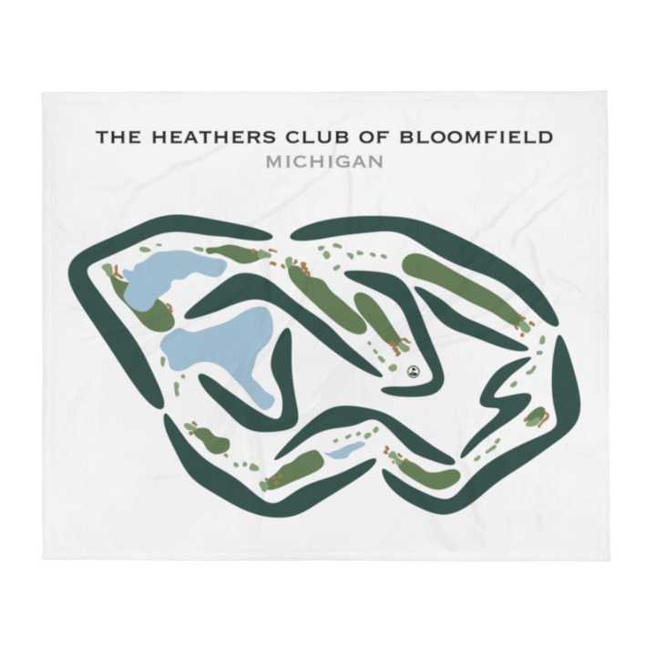 The Heathers Club of Bloomfield, Michigan - Printed Golf Courses