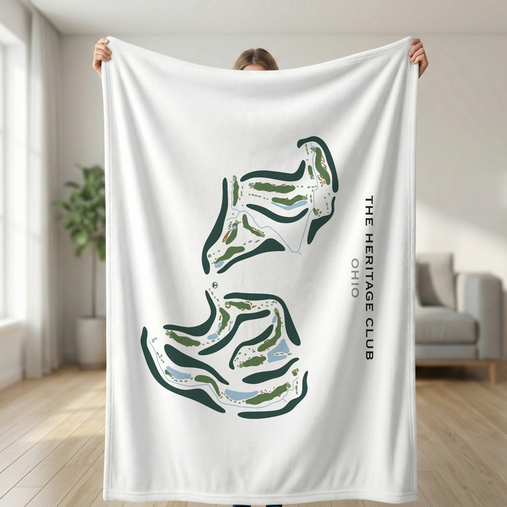 The Heritage Club, Ohio - Printed Golf Course