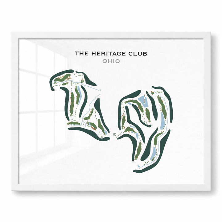 The Heritage Club, Ohio - Printed Golf Course