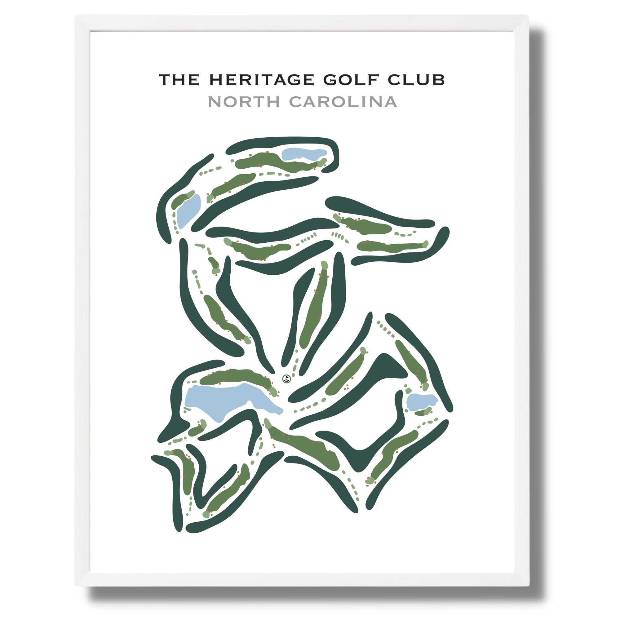 Buy the best printed golf course The Heritage Golf Club, North Carolina