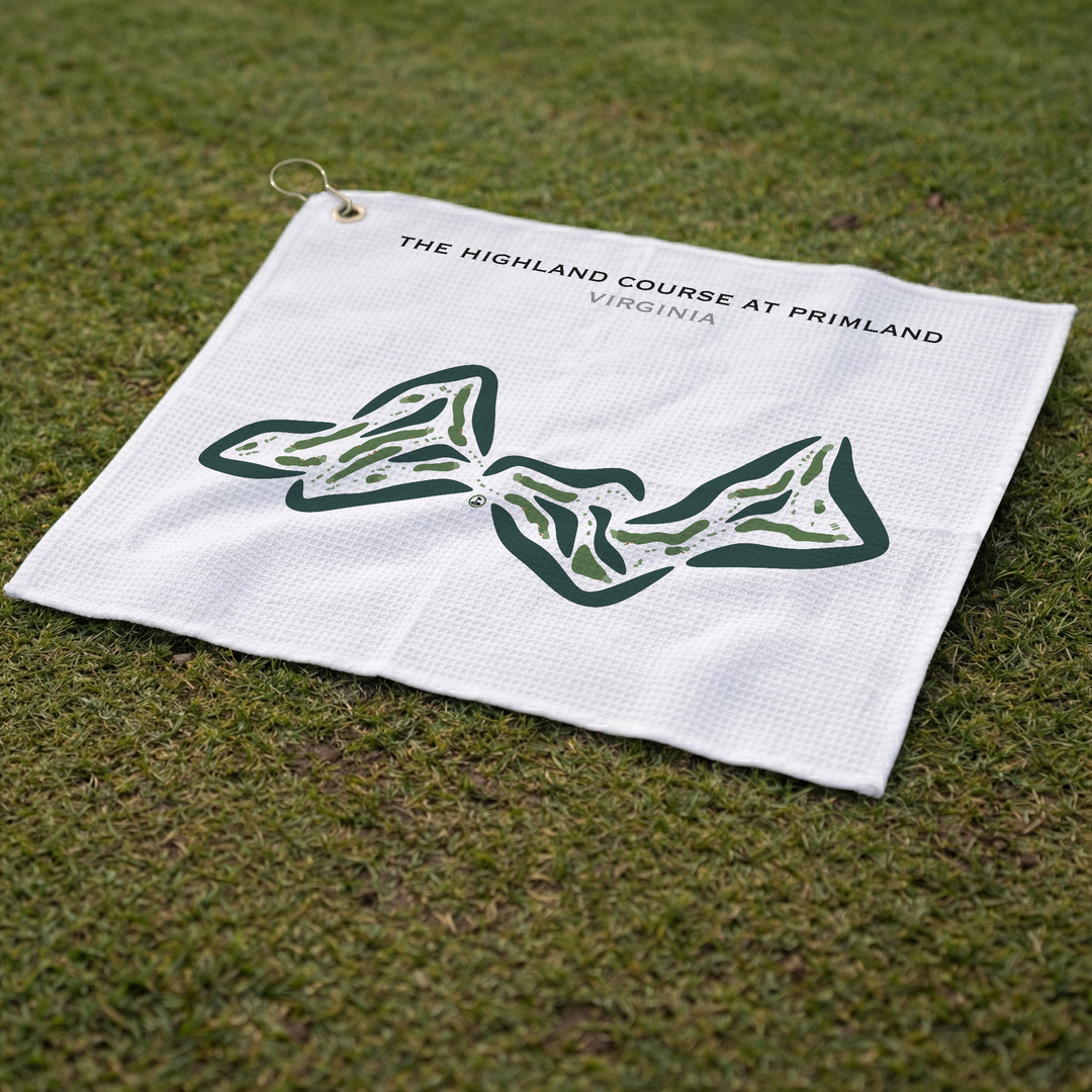 The Highland Course At Primland, Virginia - Printed Golf Course