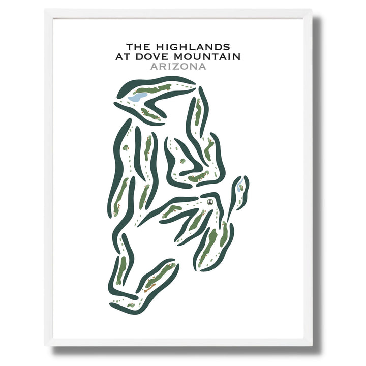 The Highlands at Dove Mountain, Arizona - Printed Golf Courses