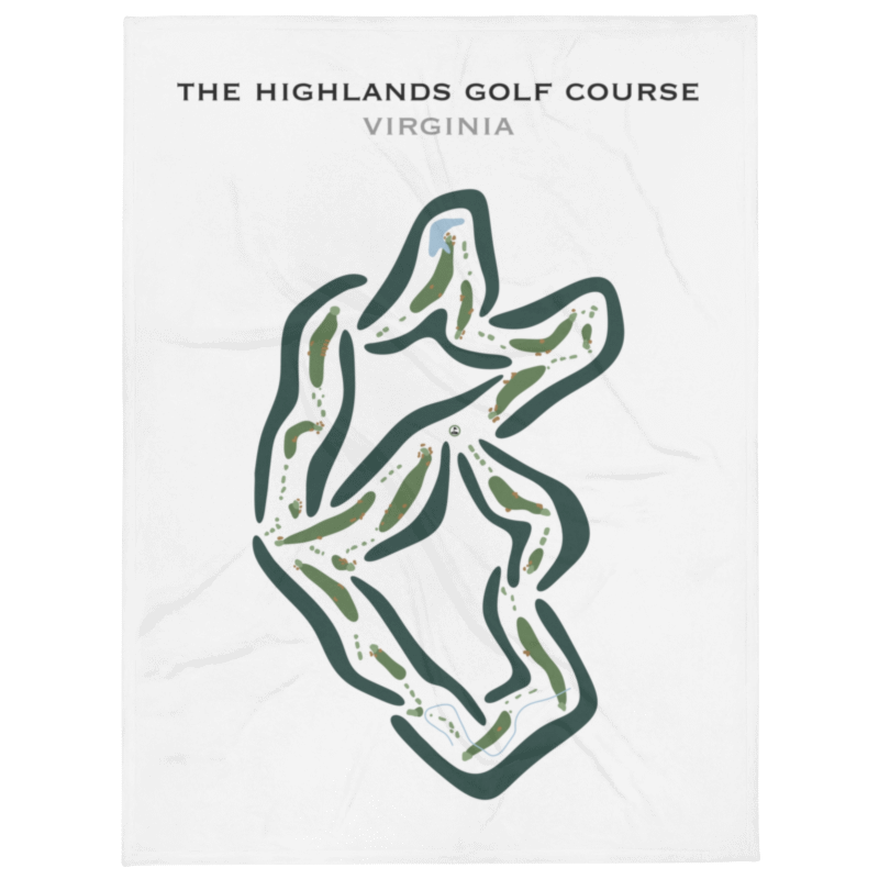 The Highlands Golf Course, Virginia - Printed Golf Courses