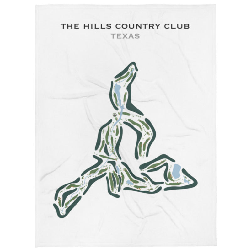 The Hills Country Club, Texas - Printed Golf Course