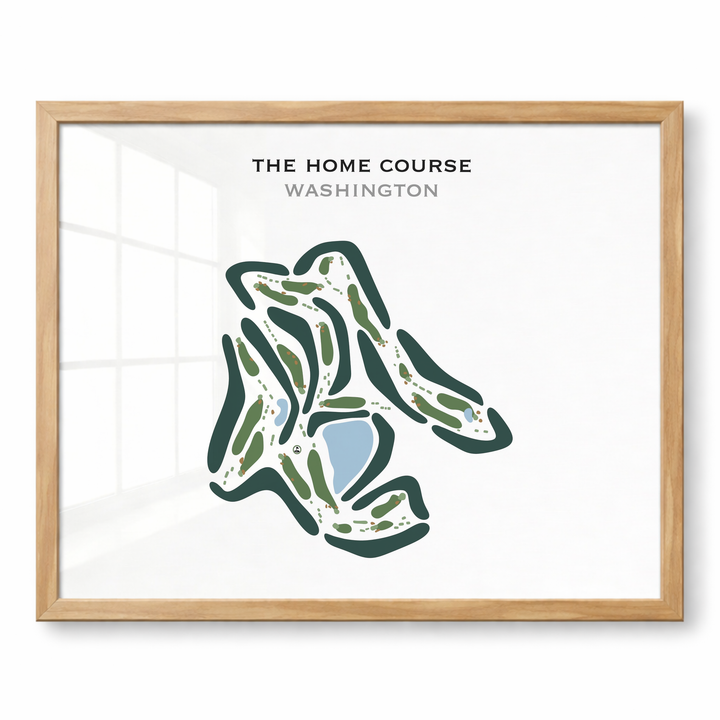 The Home Course, Washington - Printed Golf Courses