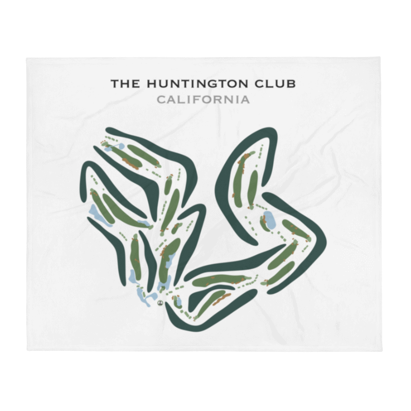 The Huntington Club, California - Printed Golf Courses