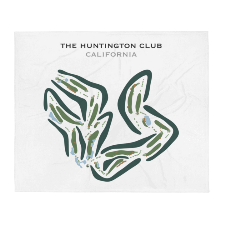 The Huntington Club, California - Printed Golf Courses