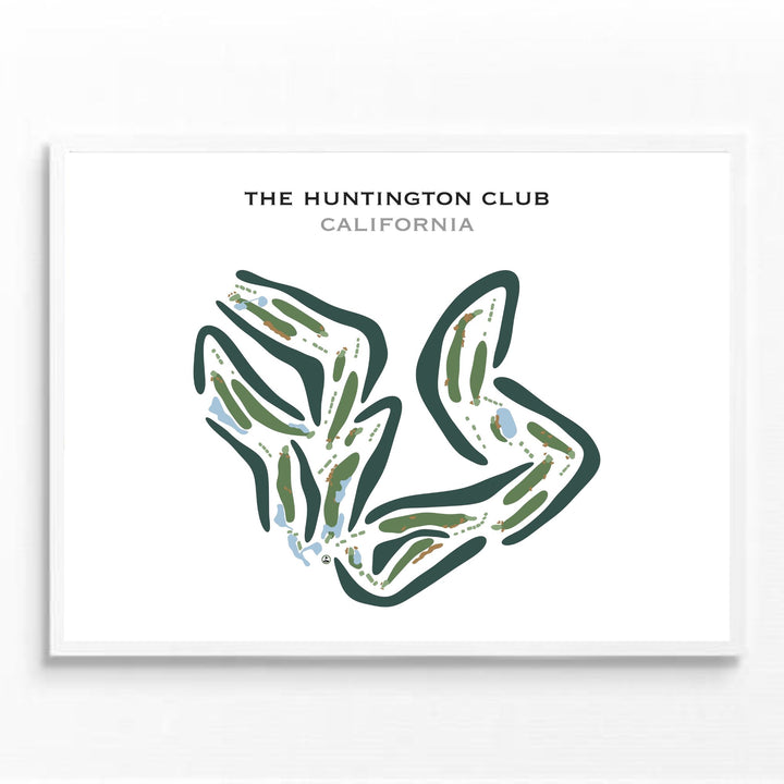 The Huntington Club, California - Printed Golf Courses