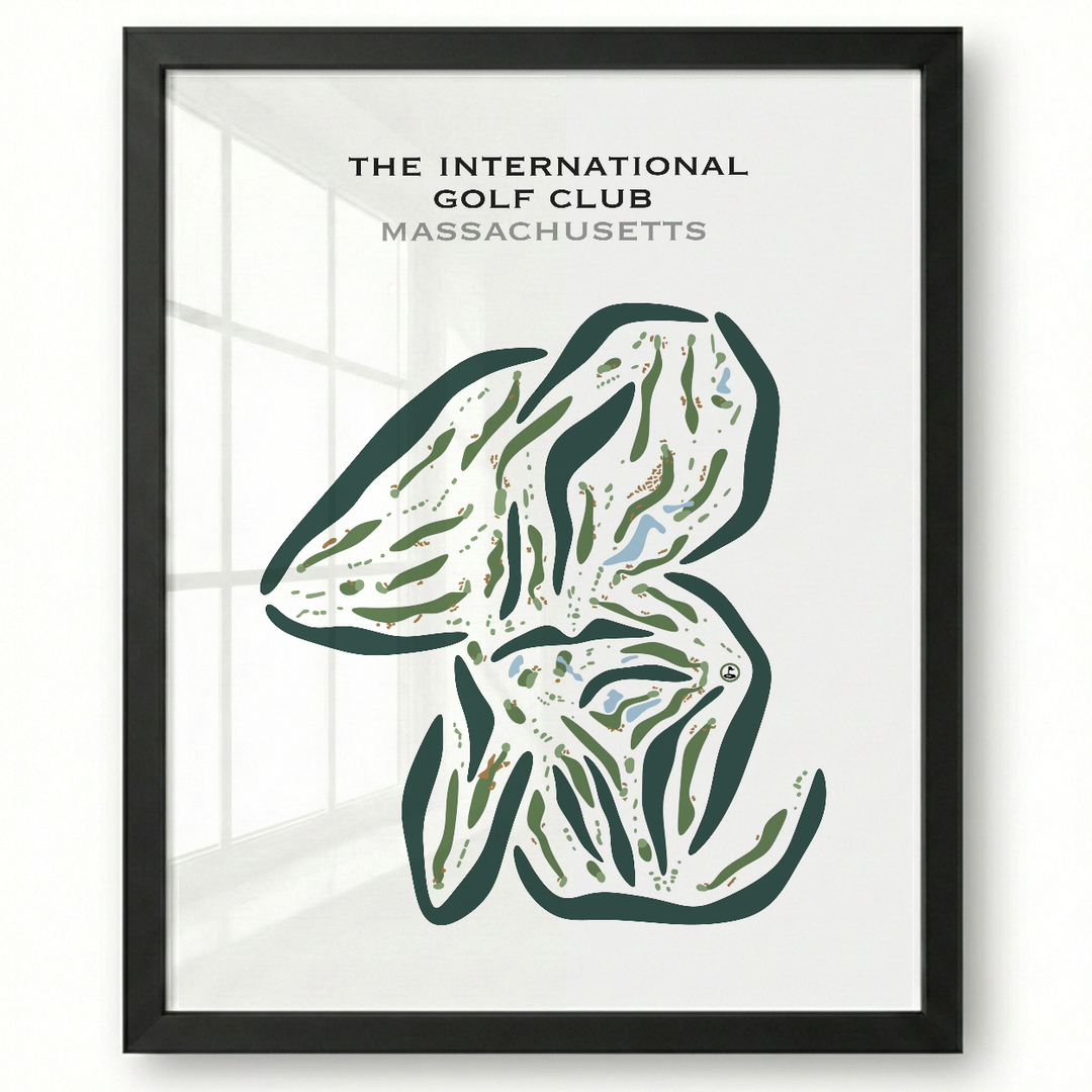 The International Golf Club, Massachusetts - Printed Golf Courses
