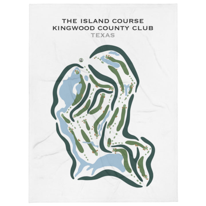 The Island Course/Kingwood Country Club, Texas - Printed Golf Courses