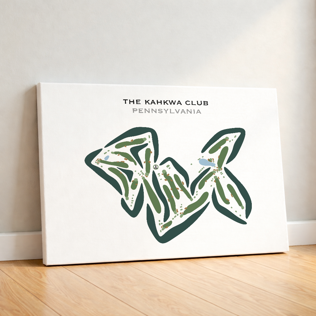 The Kahkwa Club, Pennsylvania - Printed Golf Courses