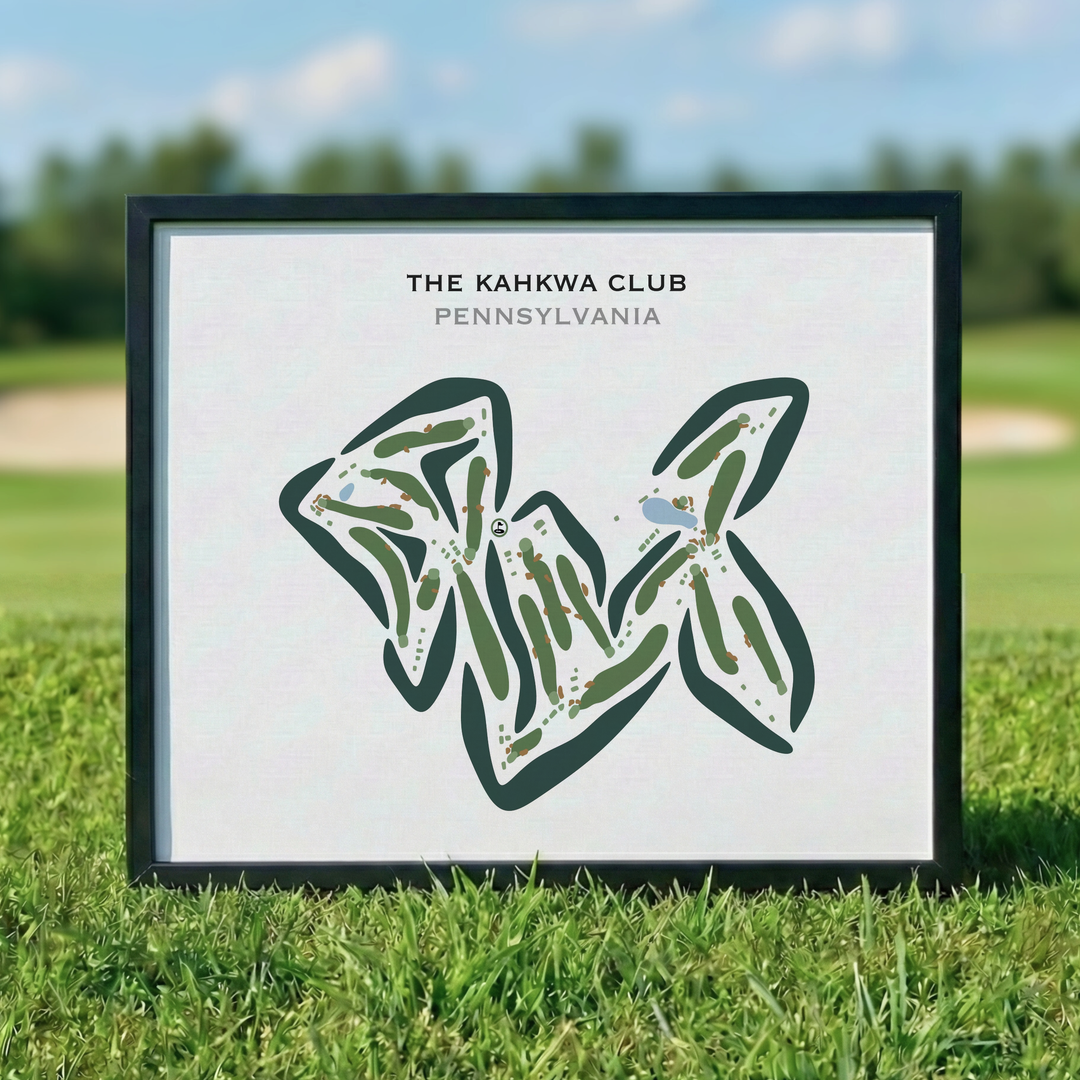 The Kahkwa Club, Pennsylvania - Printed Golf Courses