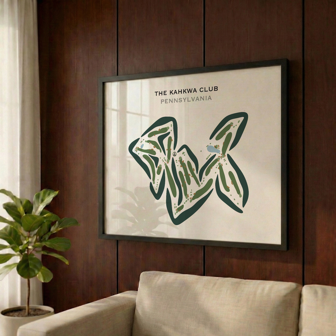 The Kahkwa Club, Pennsylvania - Printed Golf Courses