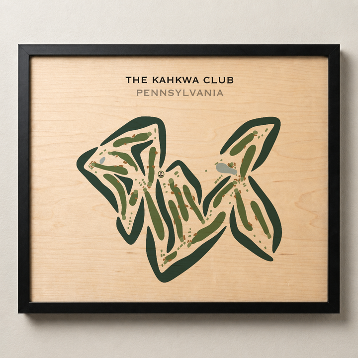 The Kahkwa Club, Pennsylvania - Printed Golf Courses